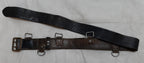 Vintage Belt Double Prong Buckle With Sam Browne Fittings Size 27-38"
