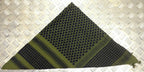100% Cotton Shemagh / Arab Scarf / Pashmina / Wrap / Sarong. Green & Black - NEW