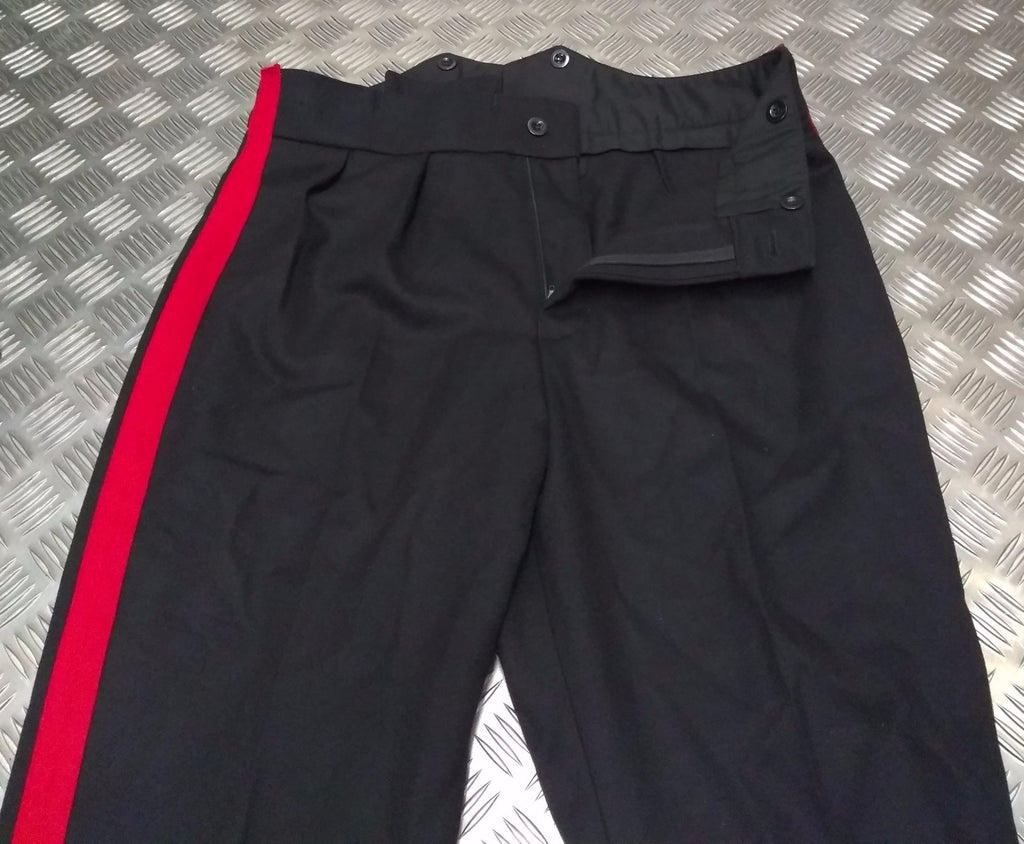 No1 Dress Trouser Single 1" Red Stripes A/O Ranks British Pattern All Sizes