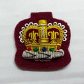 Staff Sergeant Crown No1 SSGT Maroon British Army Hand Embroidered Arm Patch