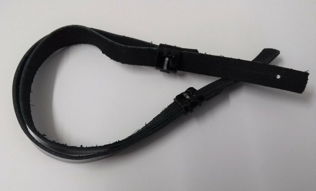 Chinstrap 3/8" Adjustable Patent Leather Chin Strap For Service & Dress Hats