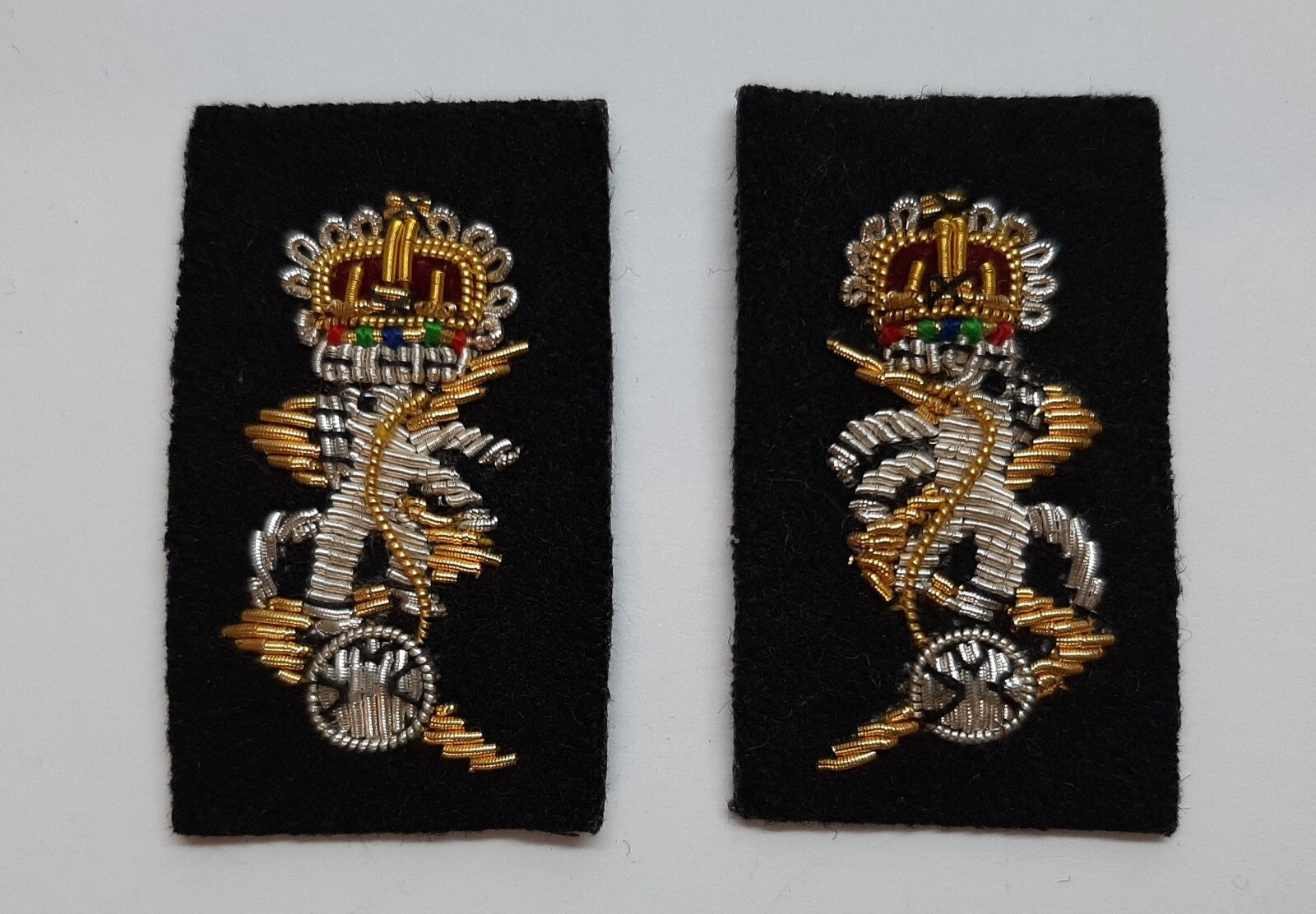 REME Mess Kit Collar badges Royal Electrical and Mechanical Engineers Corps