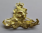RA Hat Badge Officers Style British Artillery No1 Dress NEW