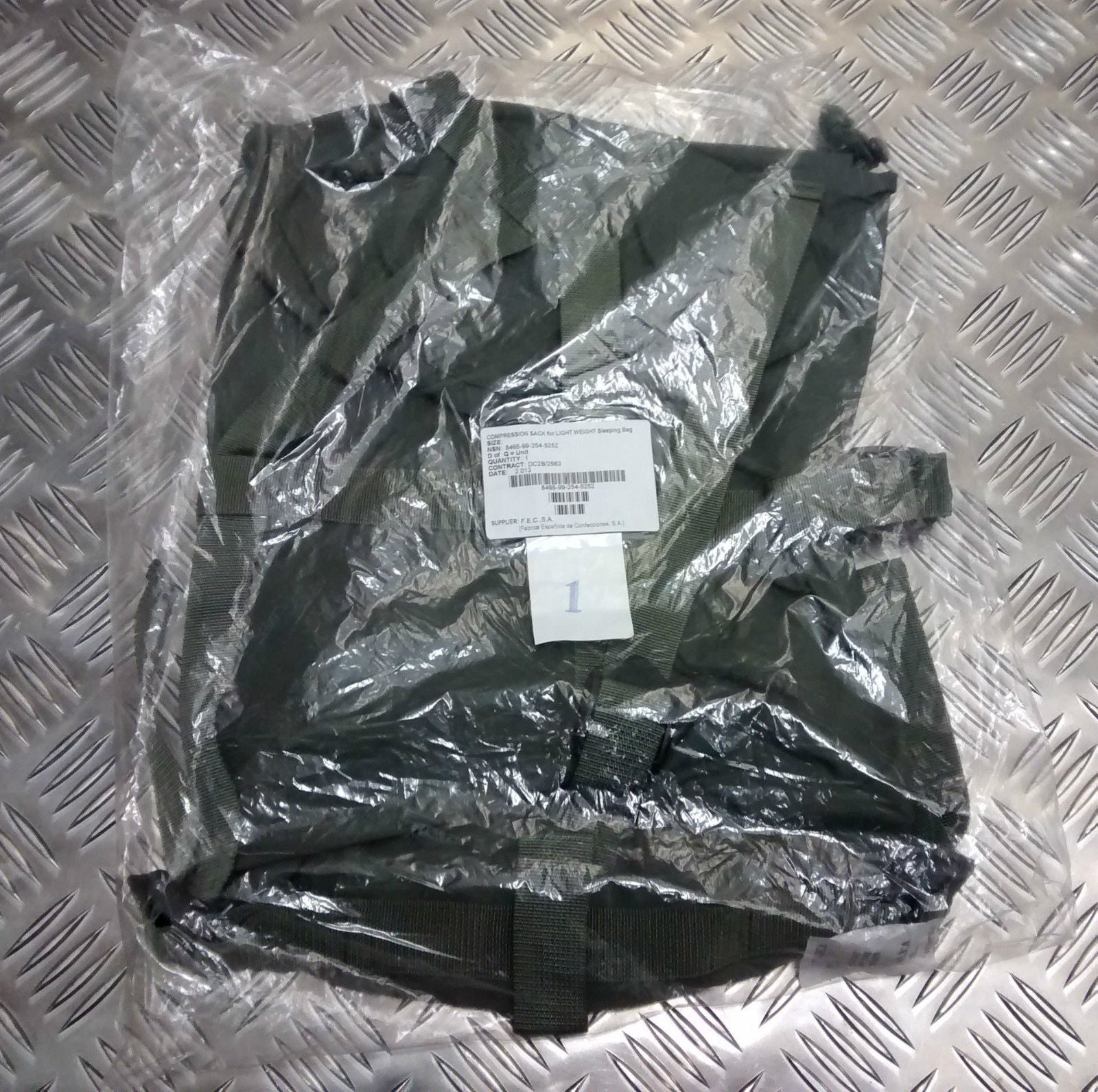Army Green Compression Sack For Lightweight & Smaller Modular Sleeping Bags NEW
