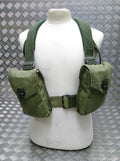 M39 Belt Utility Pouches & Harness WW2 Pattern Heavy Canvas Vintage Army Webbing