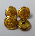 Royal Saudi Arabian Land Obsolete Old Pattern Brass Buttons x 4