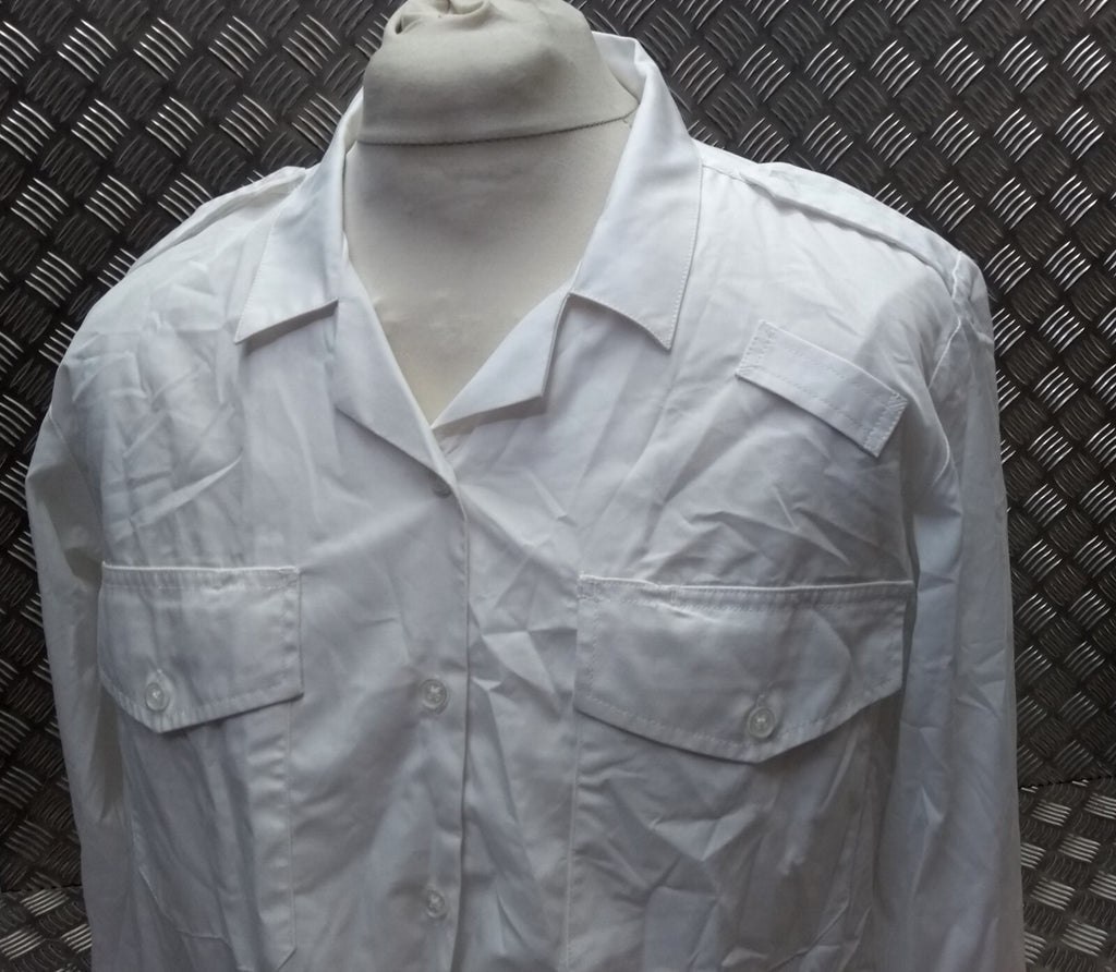 OPG White Shirt Long Sleeve British Security Style Womans Size 22