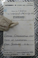 Genuine Vintage British Army Inspectorate of Stores Metal Badge Sample Card 1971