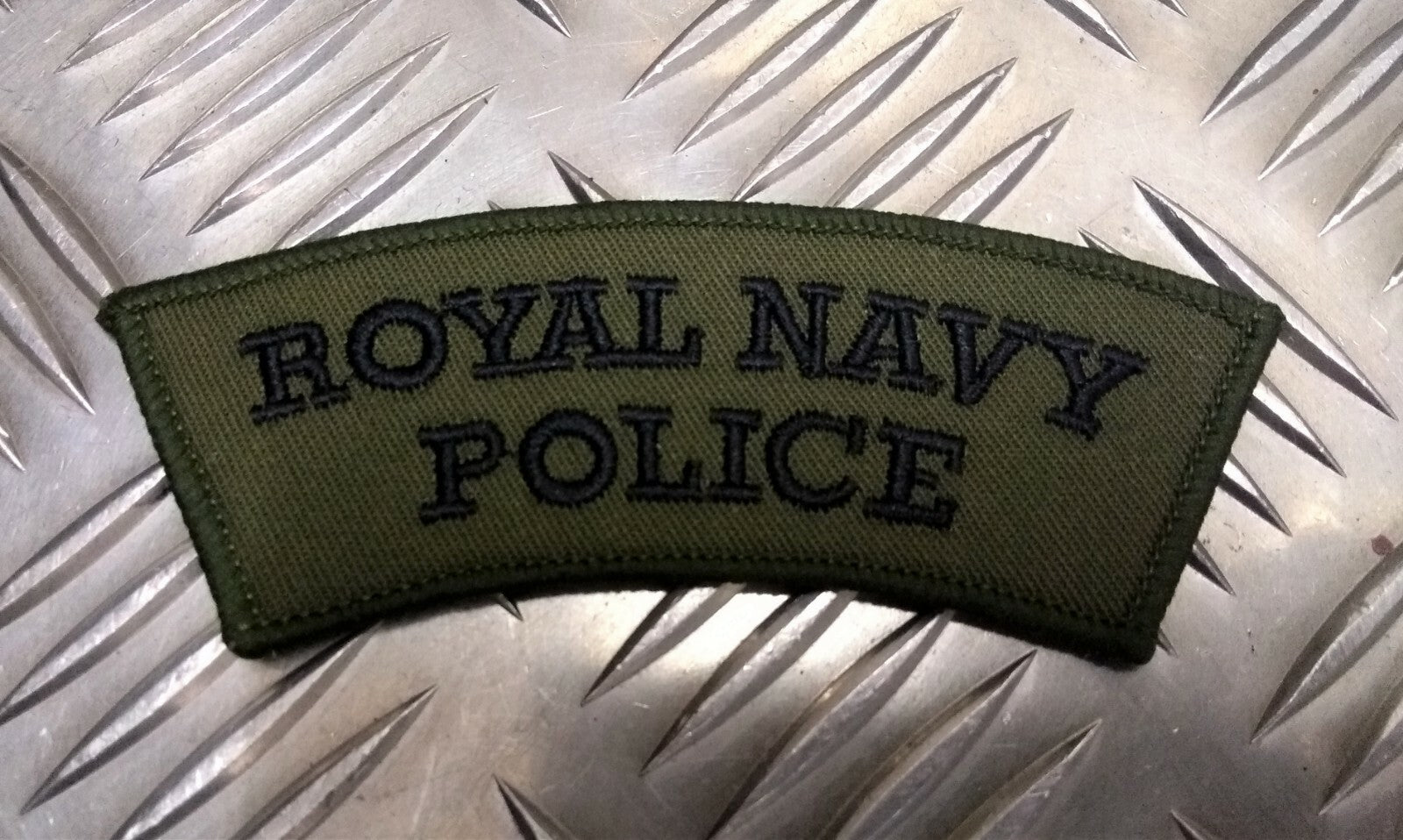 Genuine British Royal Navy RNP Issue OD Shoulder Patch / Badge - Brand NEW