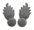The Honourable Artillery Company NCO Silver Grenade Embroidered Collar Badges