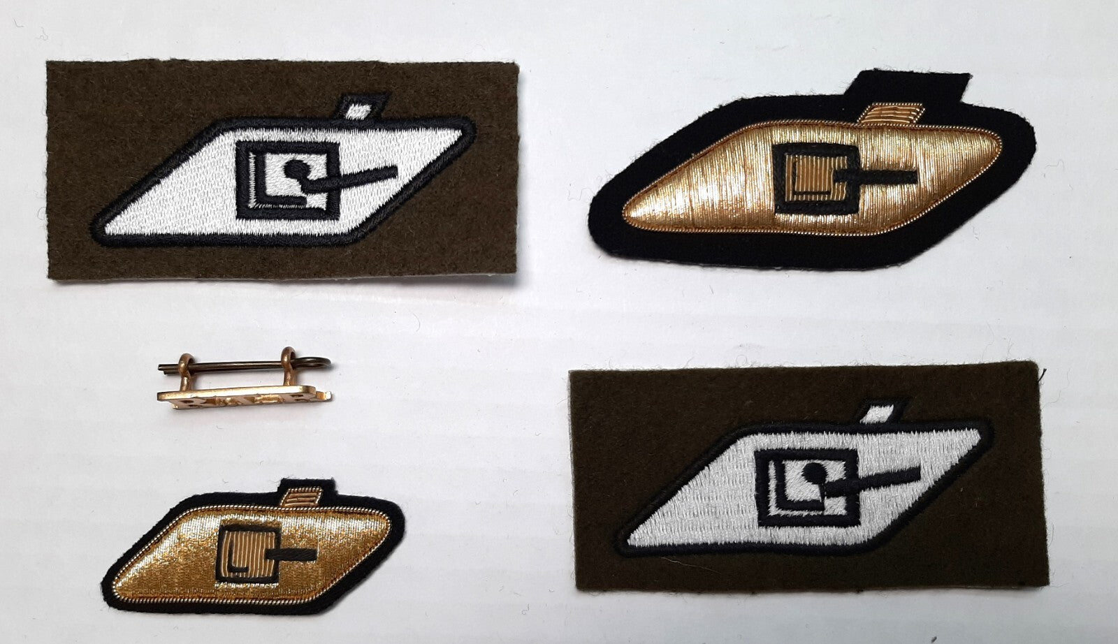 Army Tank Regiment Assorted RTR Insignia Badges British Dress Uniform X5