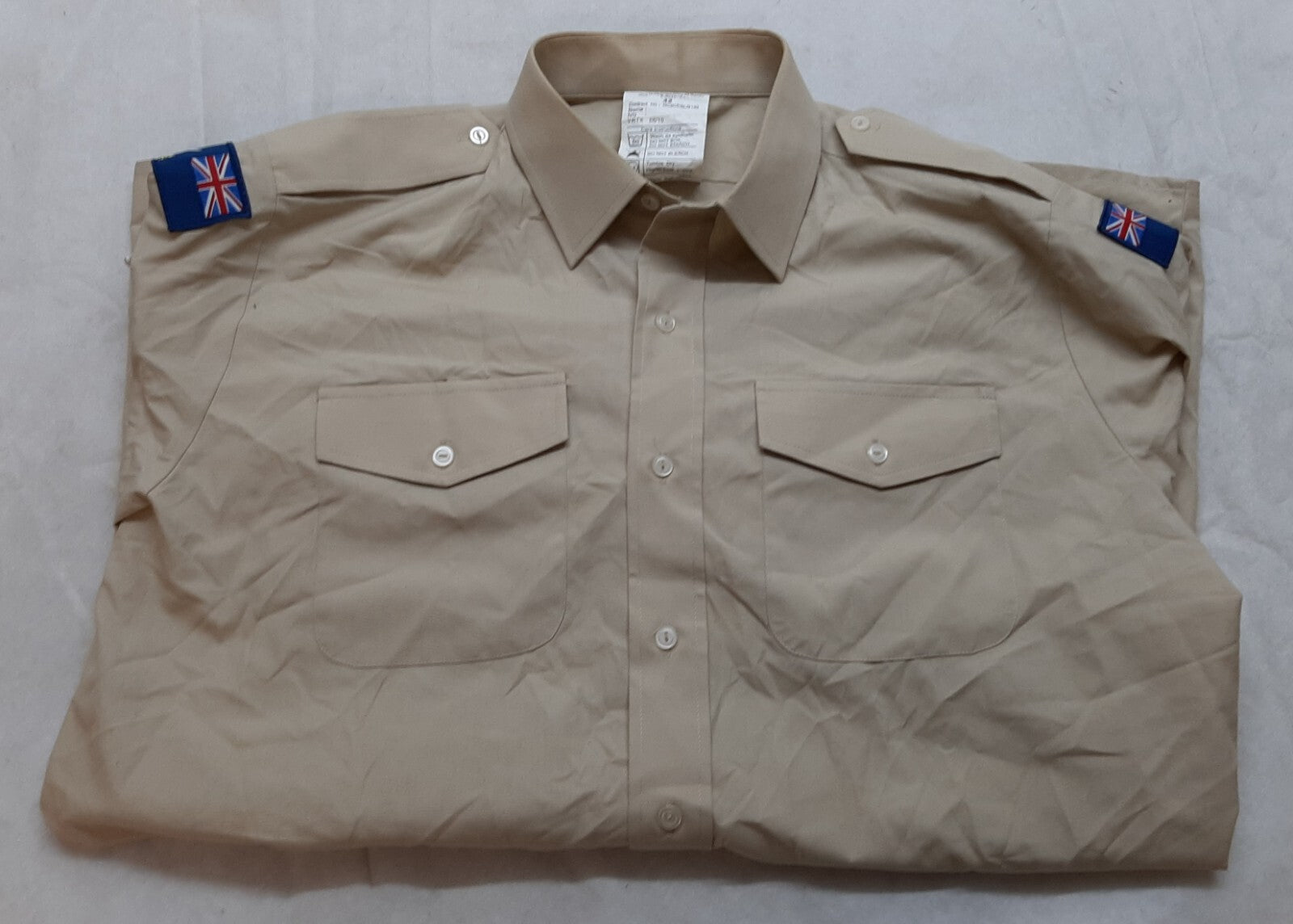 Army No2 Shirt Long Sleeves British FAD Lance Corporal With Fleet Patches 42cm