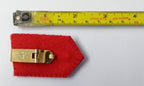 Dubai Gorgets Scarlet Red Melton & Gold Leaf Detail Fancy Dress