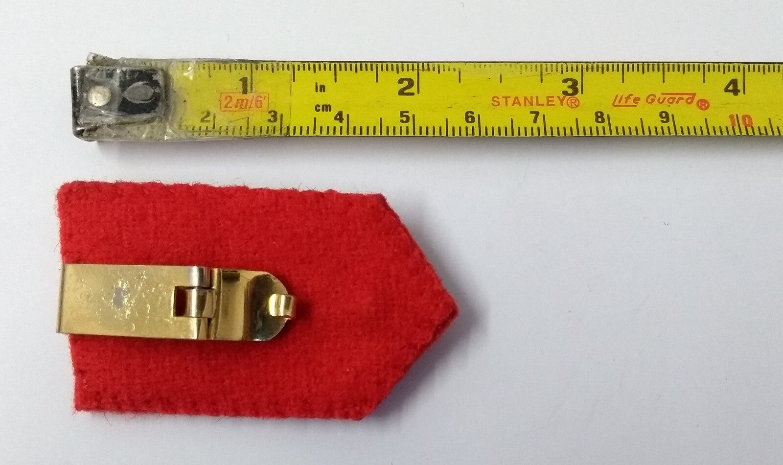 Dubai Gorgets Scarlet Red Melton & Gold Leaf Detail Fancy Dress