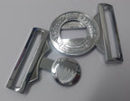 Bahrain Ceremonial Buckle Chrome Locket With National Insignia For Parade Belts