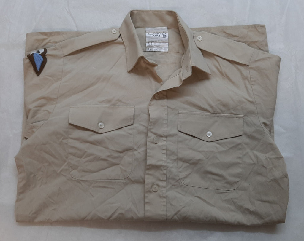 Corporal Shirt British Army FAD Fawn Long Sleeve CPL / Para Wings Insignia 37cm