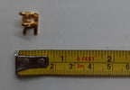 Retired Officers Gold Letter R Metal Split Pin "R" Badges 1 Pair