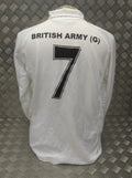 Sports Shirt British ARMY (G) Team Style White Technical Long Sleeve Active Top