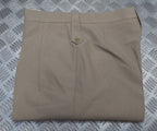Vintage Fawn Trousers British Old Pattern Lightweight Dress Trousers