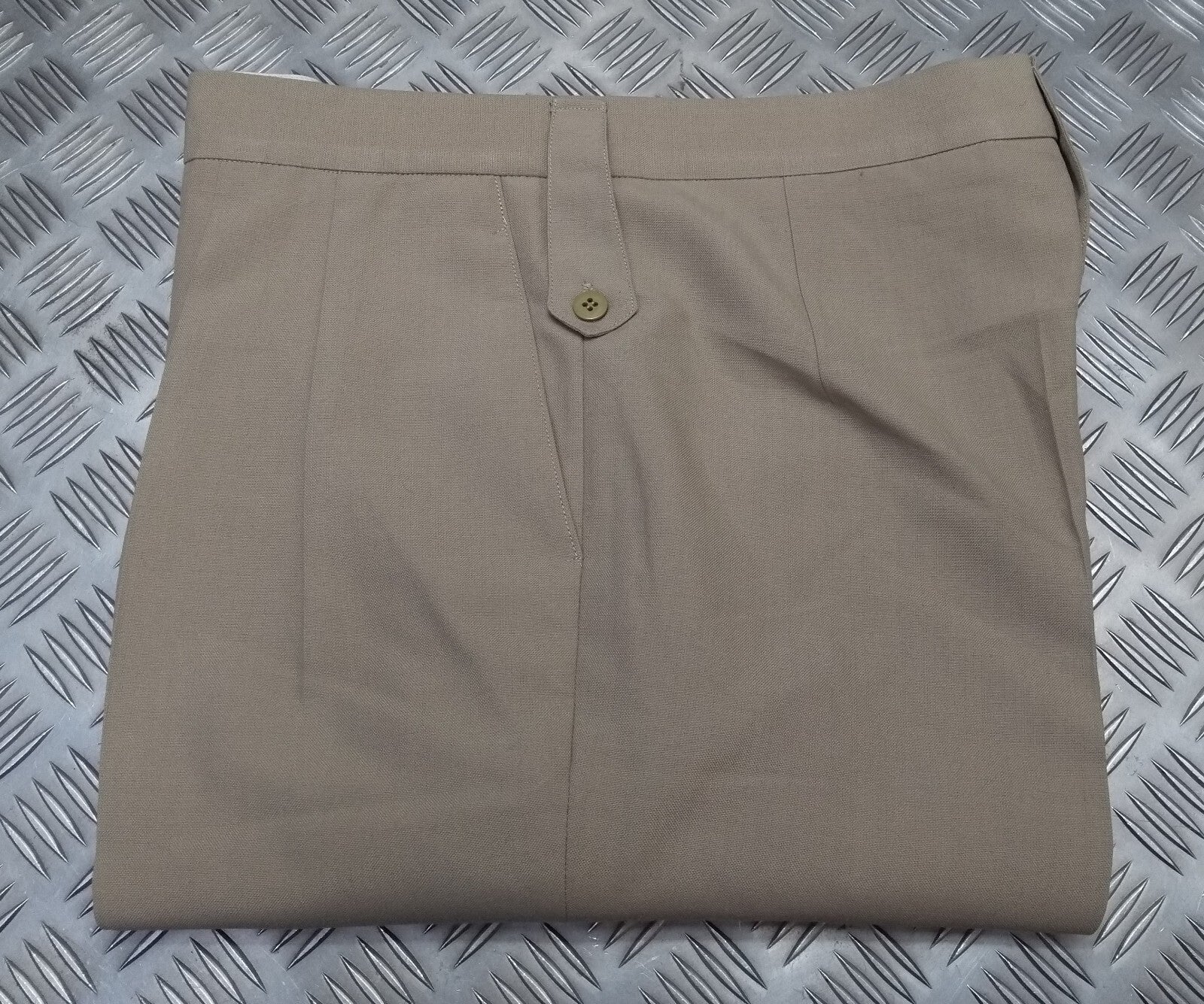 Vintage Fawn Trousers British Old Pattern Lightweight Dress Trousers