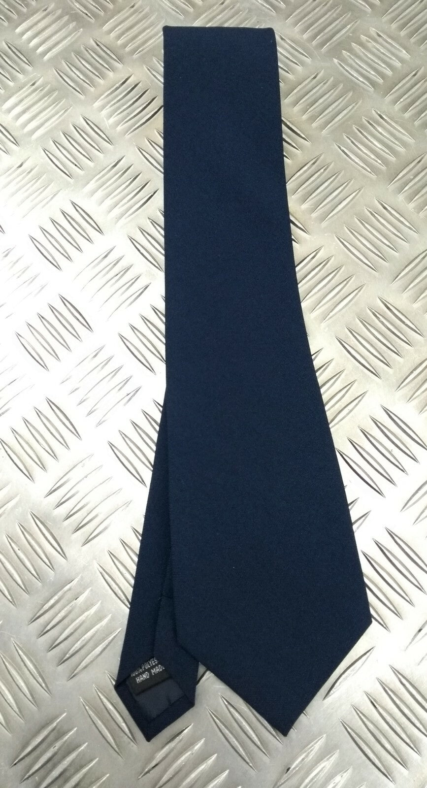 Plain Navy / Royal Blue Neck Tie British Made NEW