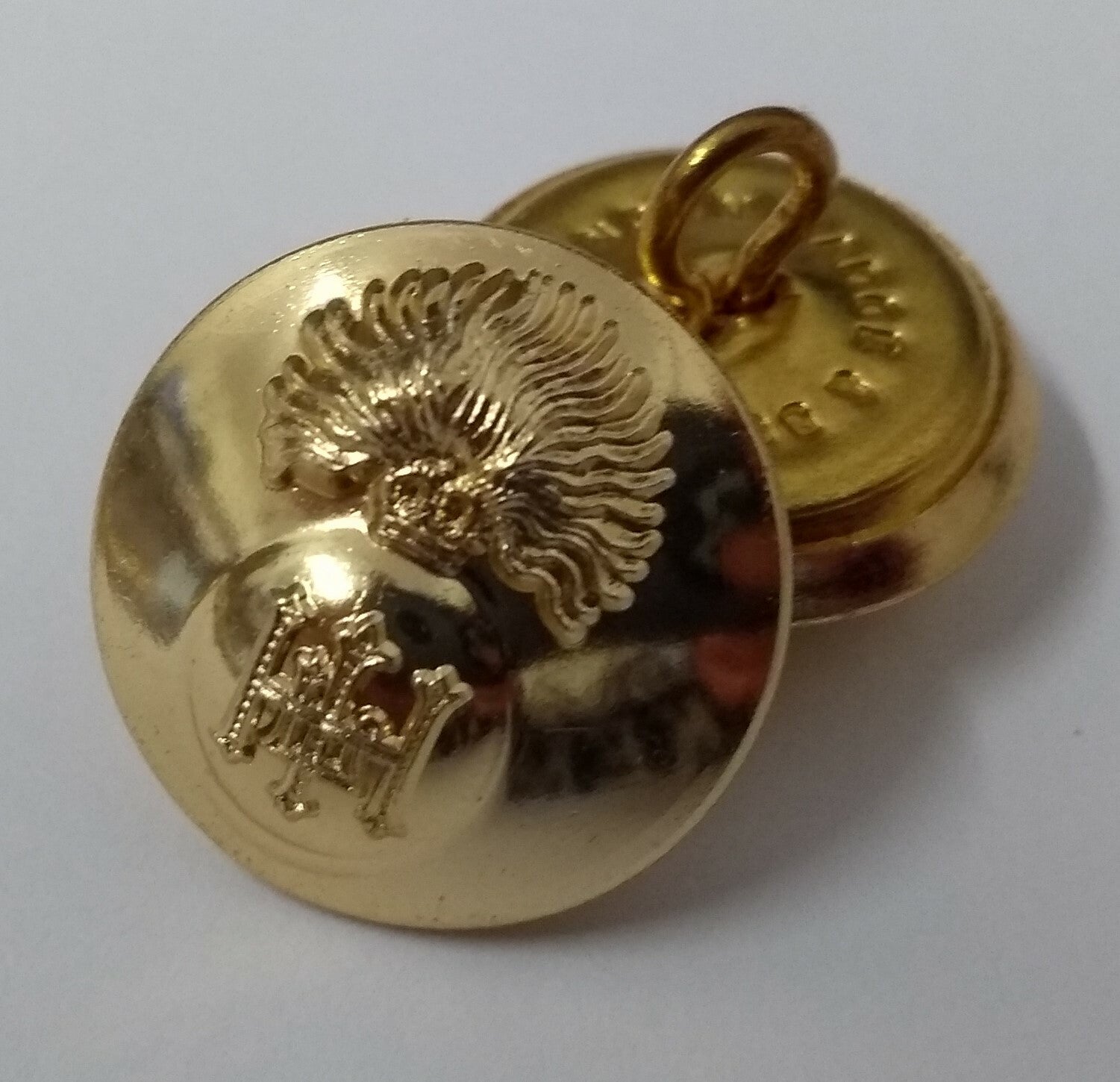 Genuine British Army The Royal Highland Fusiliers Insignia Dress Buttons 30L