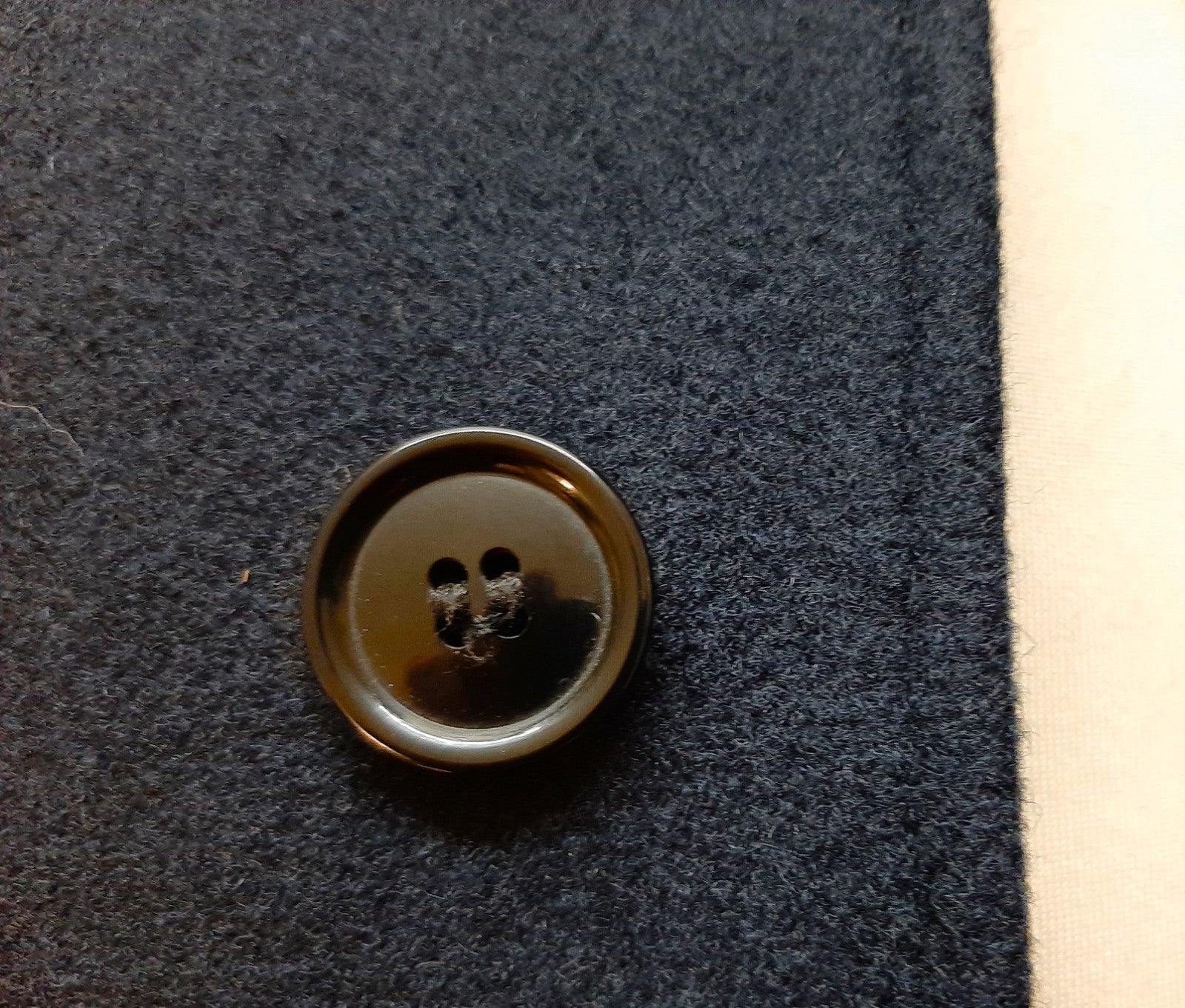 British RM Cape Navy Blue Wool Bandsman Bandswoman Lion Head Clasp