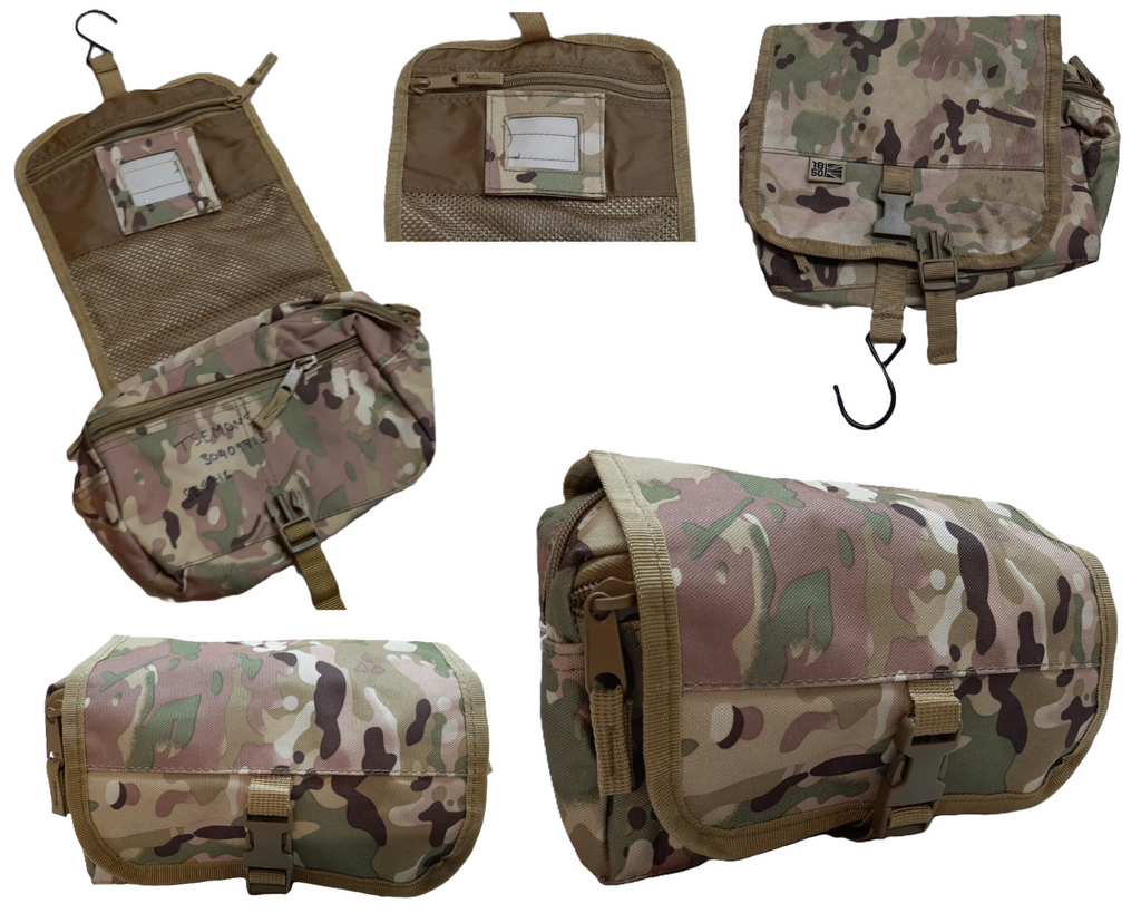 MTP Wash Bag British Multi Cam Soldiers Toiletries & Personal Items