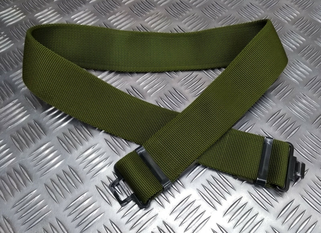 Webbing Belt British Army Green Old Pattern Load Carrying Nylon Belting Max 38"