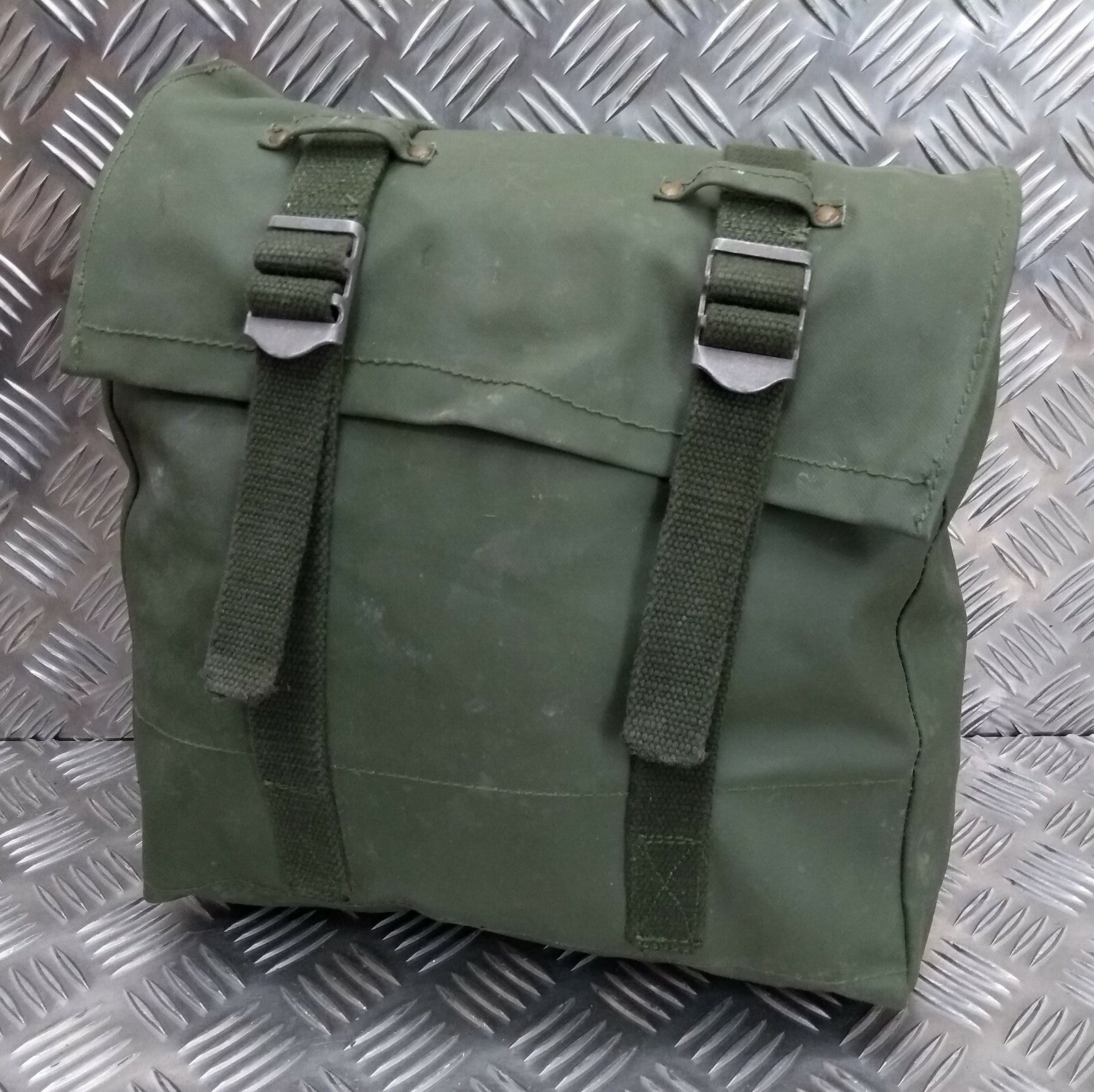 Vintage Pack Vinyl Heavy Duty Back Pack Pannier Side Bag