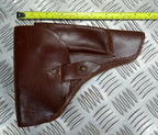 Vintage Holster Leather Unknown Pistol Side Arm Holster Faulty