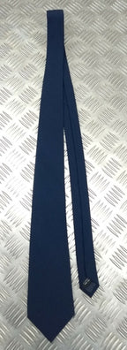 Plain Navy / Royal Blue Neck Tie British Made NEW