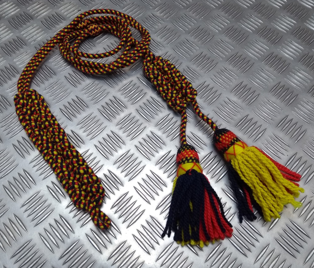 Tri Colour Musicians and Bandsman Aiguillette Dress Cord British Issue