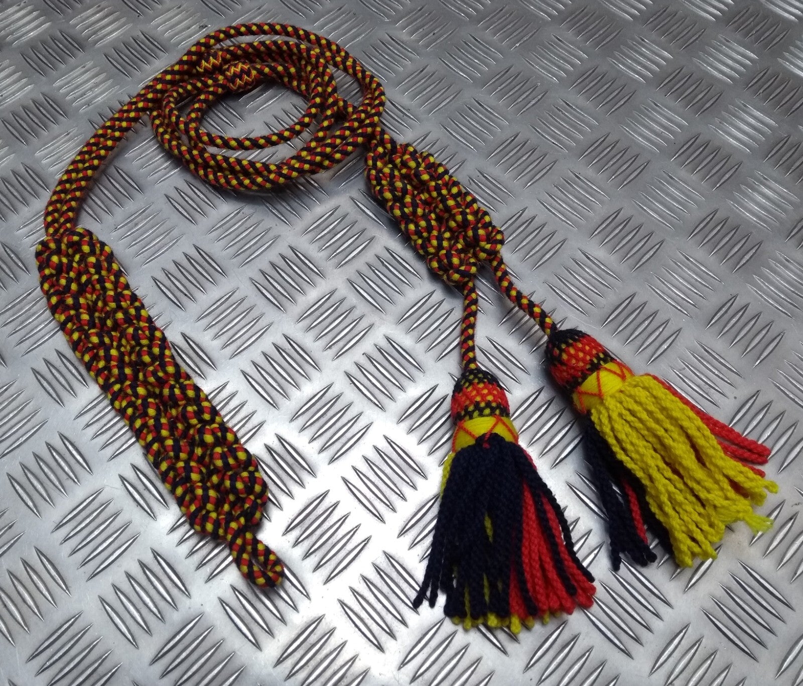 Tri Colour Musicians and Bandsman Aiguillette Dress Cord British Issue