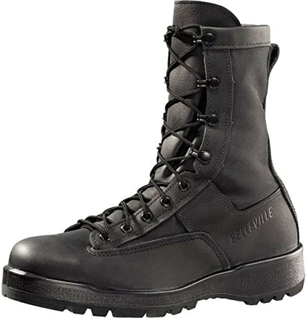 US Forces Style Belleville 700V Black USAF G-TEX Flight Combat Boots - NEW