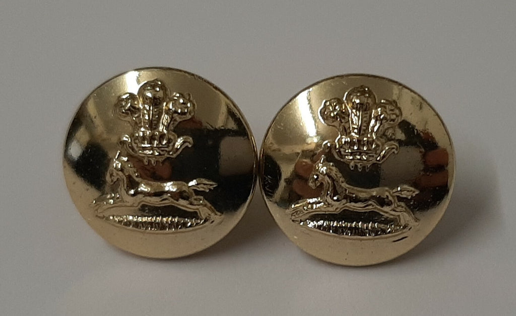 Prince of Wales's Own Regiment of Yorkshire Issue Small Buttons X2 ASBT299