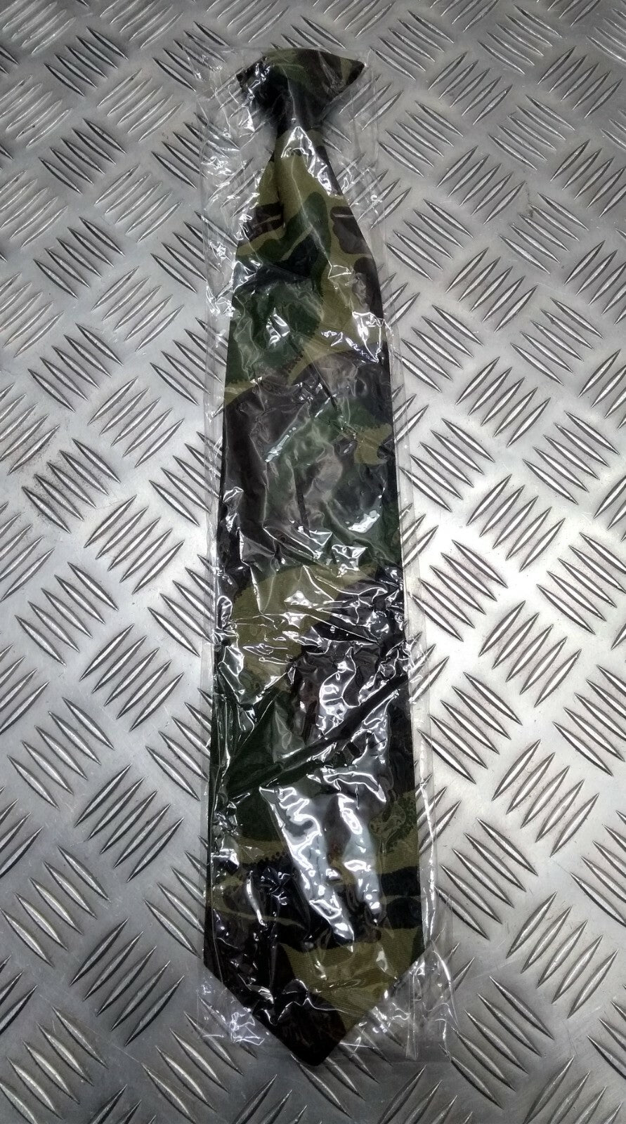 DPM Camouflage Tie Clip on Necktie Woodland Camo Made In Great Britain - NEW