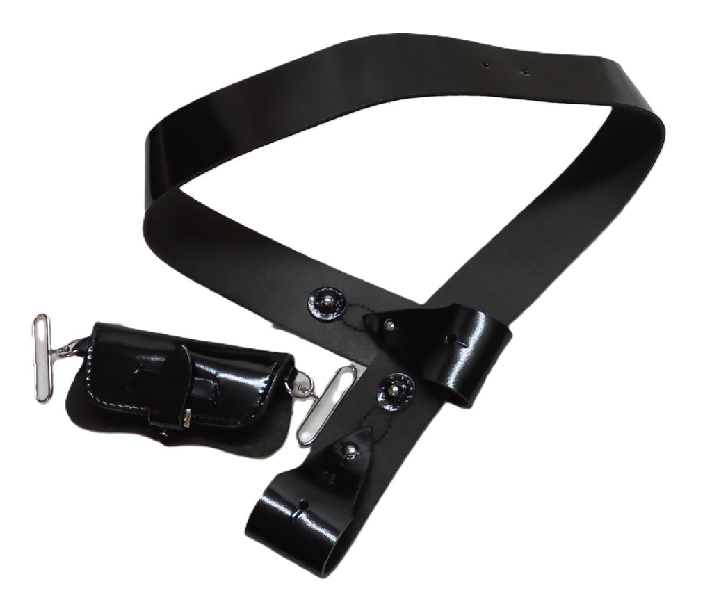 Cross Belt British Pattern Ceremonial Patent X Strap and Pouch 36