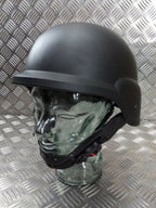 Genuine British Army Cadet Mk7 Style Fully Adjustable Helmet With Camo Cover