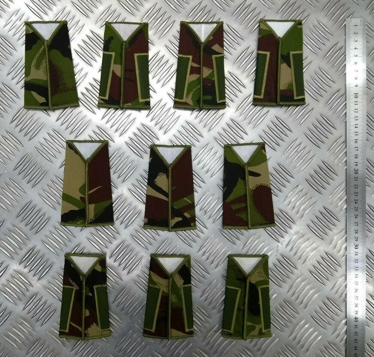 Genuine British Army PWRR Princess of Wales' Royal Regiment Rank Slide Assorted