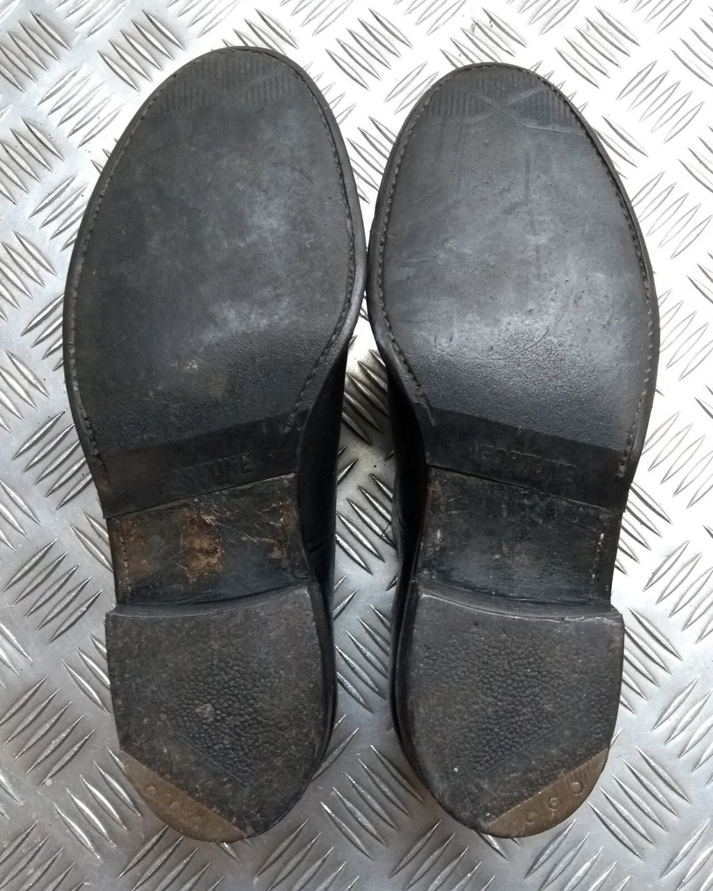 Naval Oxford Shoe British Navy Officers Dress Uniform Without Toe Cap UK 8.5