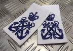 Naval PO Epaulettes RN Type Shirt Sliders Petty OFC (P.O) 1 Pair