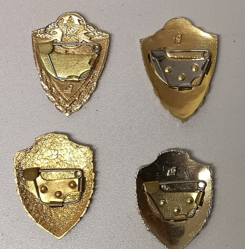 USSR Soviet CCCP Red Army Obsolete Metal Shield Pin Badges Various Type