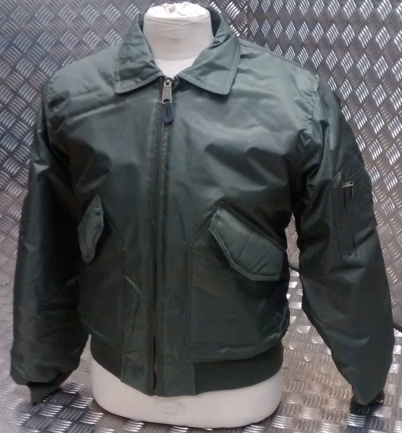 MA2 CWU US Military Style Bomber Jacket Green NEW