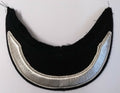 Genuine British Made Senior Officer 3/4" Silver Braid Dress Cap Peak NEW