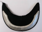 Genuine British Made Senior Officer 3/4" Silver Braid Dress Cap Peak NEW