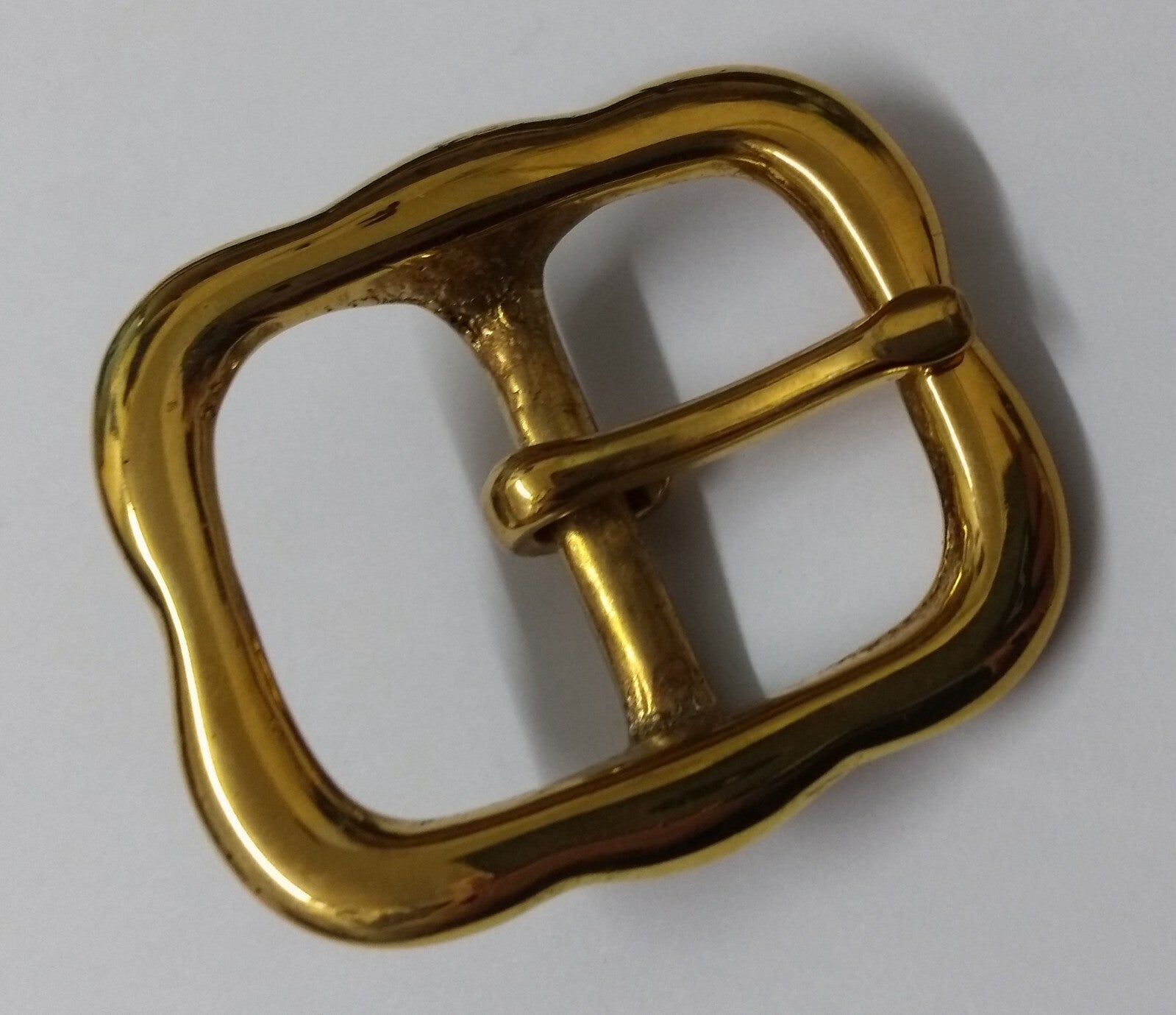 Rein Bridle Buckle British Army RHG HCav Brass 1" Single Prong Crown Buckle