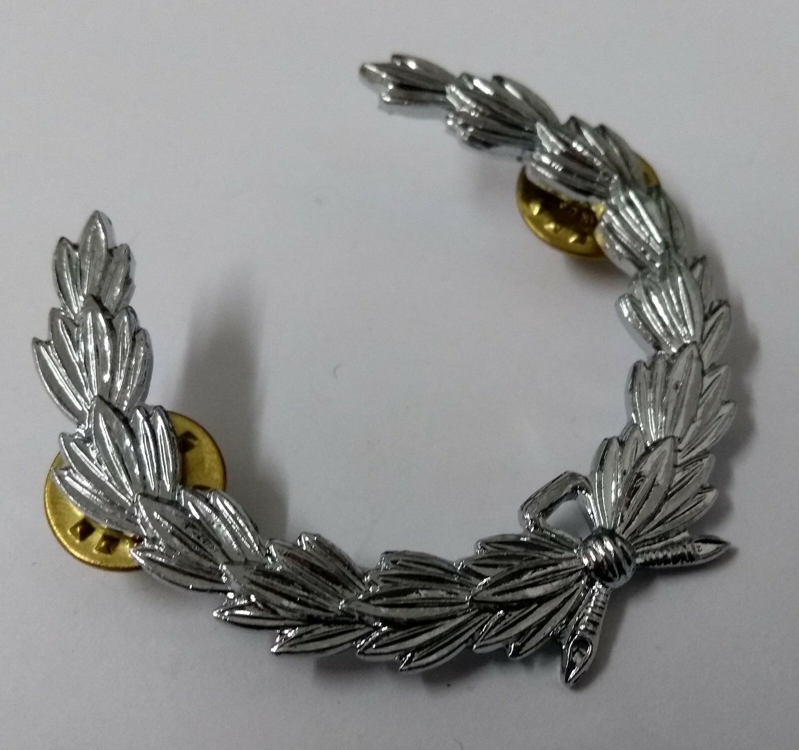 Genuine British Service Laurel Wreath No Insignia Badges 1 Pair ABL13 - NEW