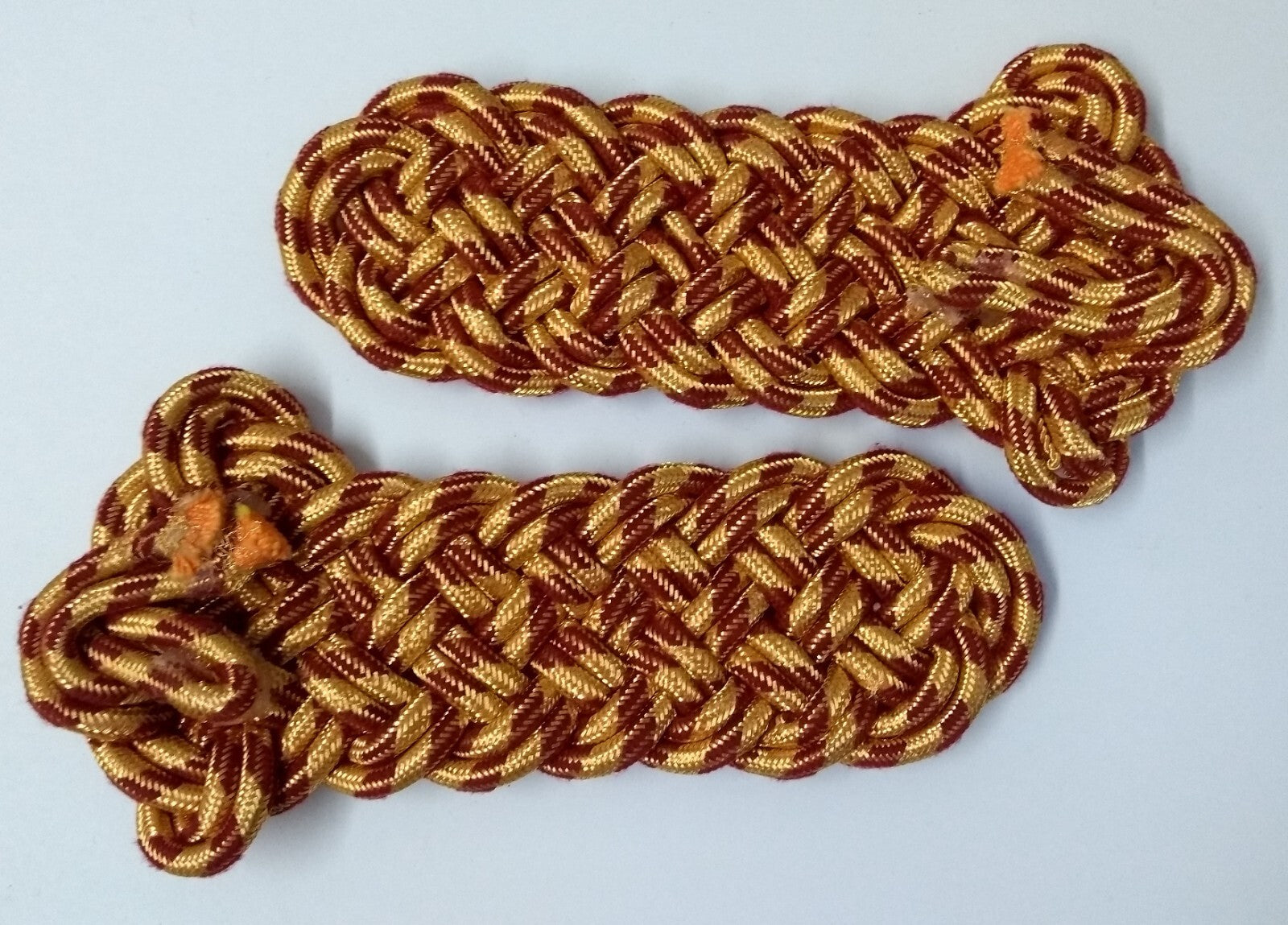 Shoulder Cords Senior Officer Gold Braid Cords No Attaching Straps or Insignia