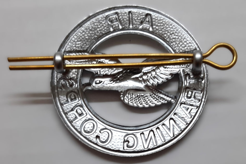 ATC Cap Badge (Air Training Corps) Chrome Plated for Dress Hats